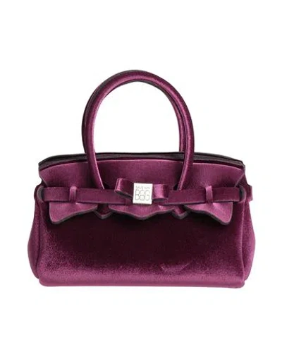 Save My Bag Woman Handbag Plum Size - Polyamide, Elastane In Purple