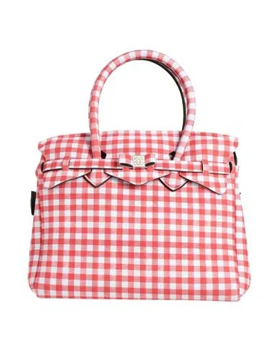Save My Bag Woman Handbag Red Size - Polyamide, Elastane