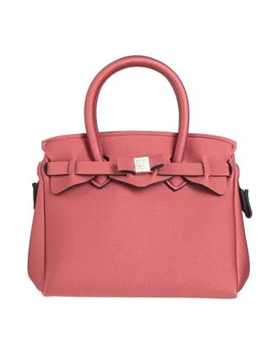 Save My Bag Woman Handbag Rust Size - Polyamide, Elastane In Red