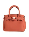 Save My Bag Woman Handbag Rust Size - Peek (polyether - Ether - Ketone), Polyamide, Elastane In Red