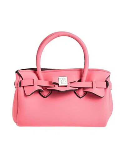 Save My Bag Woman Handbag Salmon Pink Size - Polyamide, Polyester