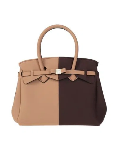 Save My Bag Woman Handbag Sand Size - Polyamide, Elastane In Beige