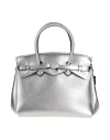 Save My Bag Woman Handbag Silver Size - Peek (polyether - Ether - Ketone), Polyester, Elastane