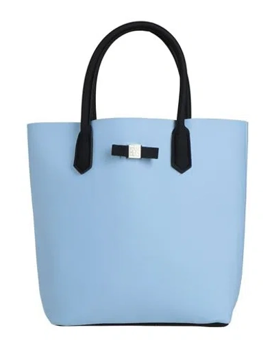 Save My Bag Woman Handbag Sky Blue Size - Peek (polyether - Ether - Ketone), Polyamide, Elastane