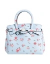 Save My Bag Woman Handbag Sky Blue Size - Polyamide, Elastane, Polyester