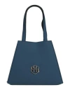 Save My Bag Woman Handbag Slate Blue Size - Polyamide, Elastane