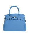 Save My Bag Woman Handbag Slate Blue Size - Polyamide, Elastane