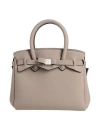 Save My Bag Woman Handbag Taupe Size - Peek (polyether - Ether - Ketone), Polyamide, Elastane In Gray