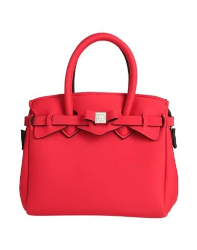 Save My Bag Woman Handbag Tomato Red Size - Polyamide, Elastane