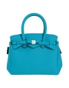 Save My Bag Woman Handbag Turquoise Size - Peek (polyether - Ether - Ketone), Polyamide, Elastane In Blue