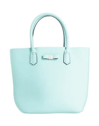 Save My Bag Woman Handbag Turquoise Size - Polyamide, Elastane In Blue
