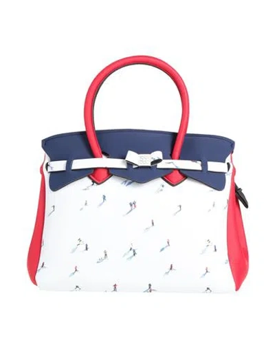 Save My Bag Woman Handbag White Size - Peek (polyether - Ether - Ketone), Polyester, Elastane