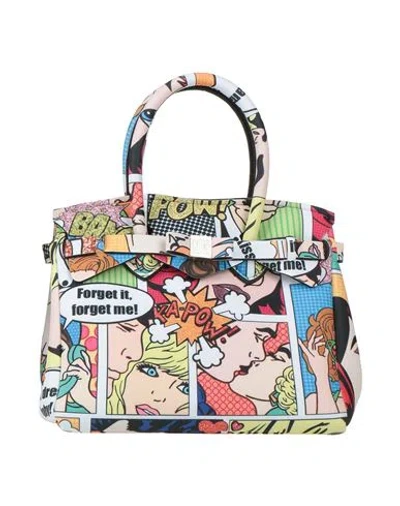 Save My Bag Woman Handbag White Size - Polyethylene, Polyester, Elastane