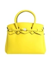 Save My Bag Woman Handbag Yellow Size - Peek (polyether - Ether - Ketone), Polyamide, Elastane In Yellow