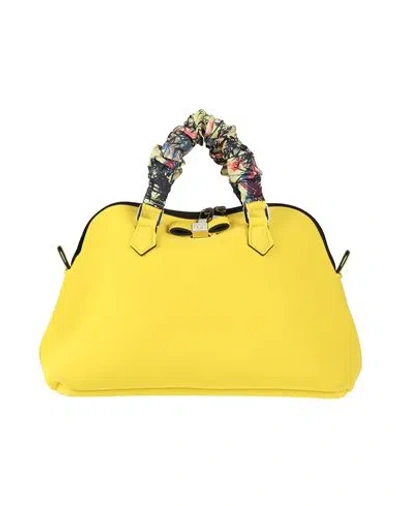 Save My Bag Woman Handbag Yellow Size - Peek (polyether - Ether - Ketone), Polyamide, Elastane, Silk