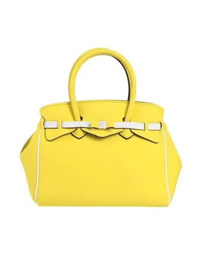 Save My Bag Woman Handbag Yellow Size - Polyamide, Elastane