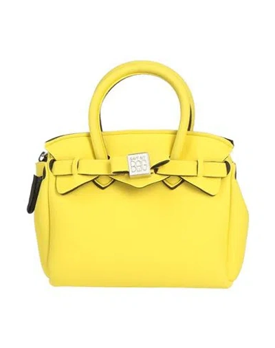 Save My Bag Woman Handbag Yellow Size - Polyamide, Elastane