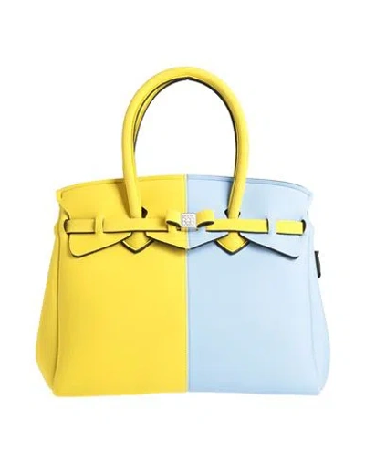 Save My Bag Woman Handbag Yellow Size - Polyamide, Elastane
