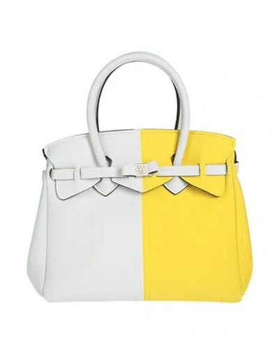 Save My Bag Woman Handbag Yellow Size - Polyamide, Elastane