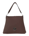 Save My Bag Woman Shoulder Bag Dark Brown Size - Recycled Polyamide, Elastane