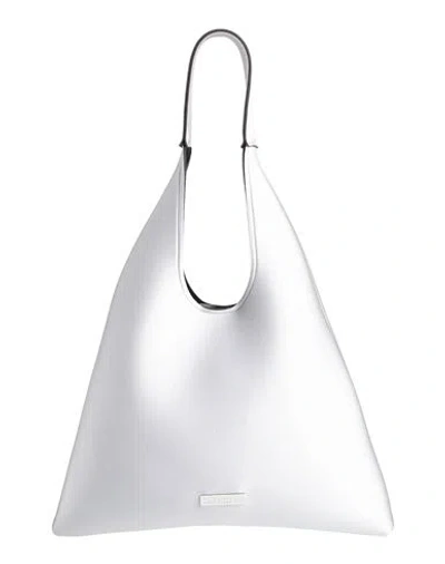 Save My Bag Woman Shoulder Bag Light Grey Size - Polyamide, Elastane In Gray