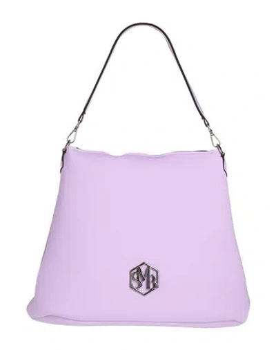 Save My Bag Woman Shoulder Bag Lilac Size - Recycled Polyamide, Elastane In Purple