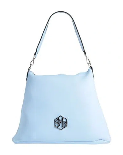 Save My Bag Woman Shoulder Bag Sky Blue Size - Polyester