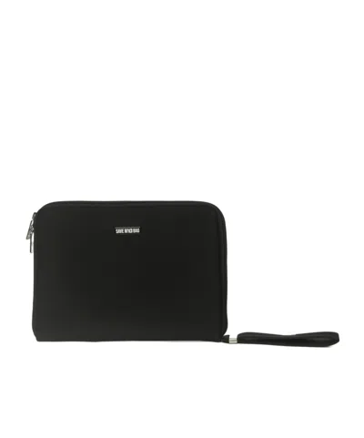 Save My Bag Zippered Clutch In Black
