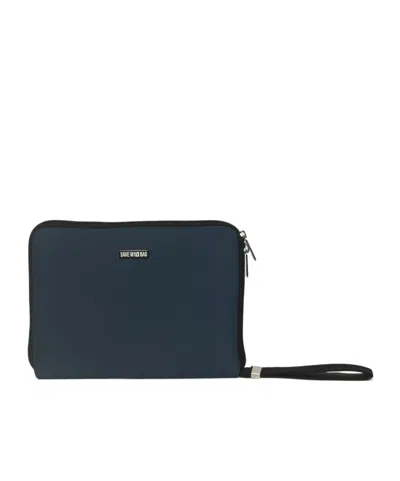 Save My Bag Zippered Clutch In Black