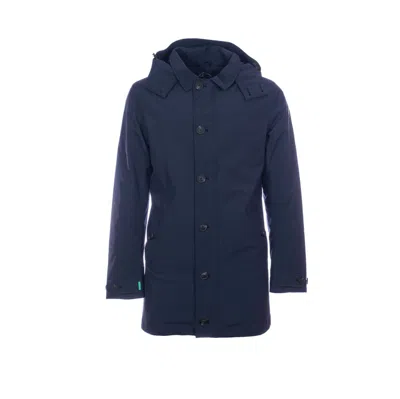 Save The Duck - Coat Hood Euloph Blue D41368m