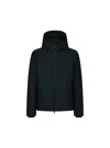 Save The Duck - Corto Con Capp E Zip Sabal 50030 Verde