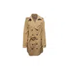 Save The Duck Audrey Belted Trench Coat In Rainy Beige