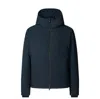 Save The Duck - Short With Hood And Zip Sabal 90010 Blue