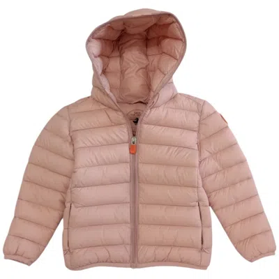 Save The Duck Kids'  - Jacket 80007 Pink C/ Hood J32310g Giga19