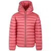 Save The Duck Pink Down Jacket For Girl With Logo