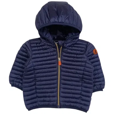 SAVE THE DUCK SAVE THE DUCK - JACKET 9000 BLUE LUCIDO C / HOOD I30005G IRIS18