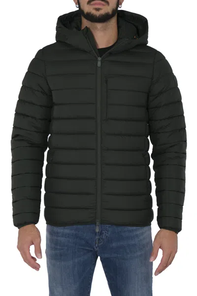 Save The Duck - Padded Trapiuntato With Hood Juncus Mito17 50030