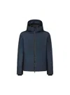 Save The Duck - Short With Hood And Zip Sabal 90010 Blue