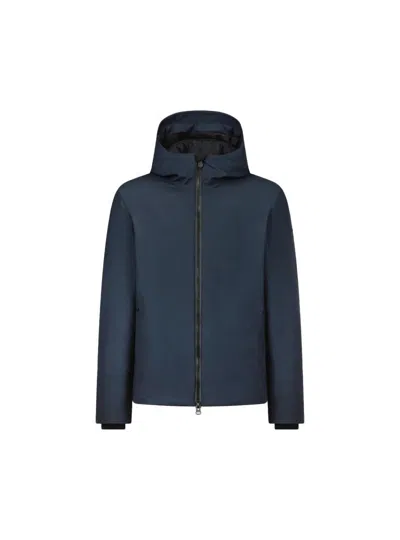Save The Duck - Short With Hood And Zip Sabal 90010 Blue