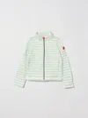 Save The Duck Kids'  100 Grams Padded Nylon Down Jacket In Yellow