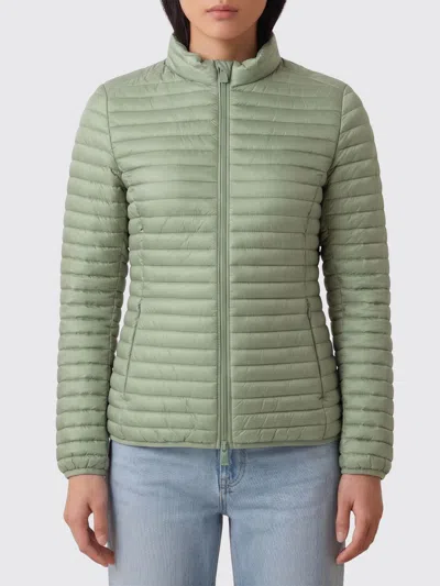 Save The Duck Jacket  Woman Color Kaki In Green