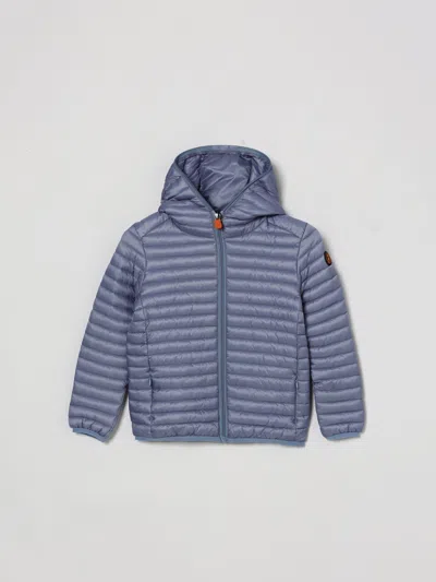 Save The Duck Jacket Kids Color Gnawed Blue