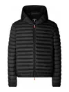 Save The Duck Devon Nylon Down Jacket In Black