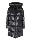 Save The Duck Isabel Hooded Coat In Black
