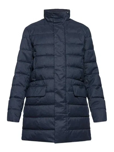 Save The Duck Gordon Coat Navy Blue Melange
