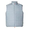 Save The Duck Adam Icon Puffer Vest In Grey