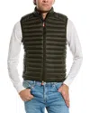 Save The Duck Water Repellent Packable Puffer Vest In Green