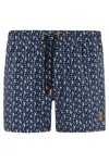 Save The Duck Drawstring Swimming Trunks In Blue