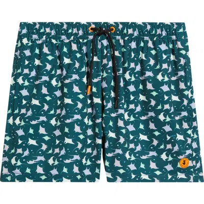 Save The Duck Ademir Swim Trunks In Green