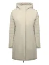 Save The Duck Adjustable Removable Hood Coat In Neutral